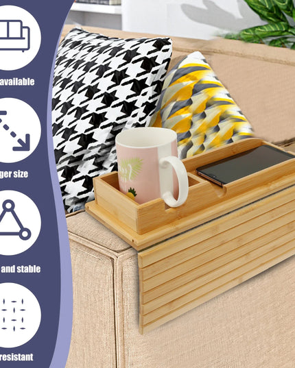 Bamboo Cup Holder Tray