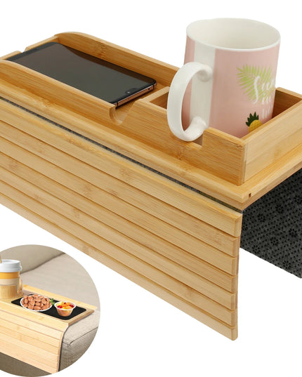 Bamboo Cup Holder Tray
