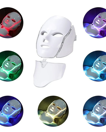 Wireless 7 Colour LED Face & Neck Mask