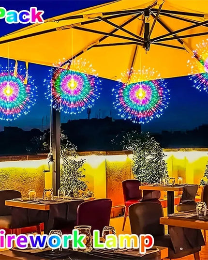 Hanging Firework Lights